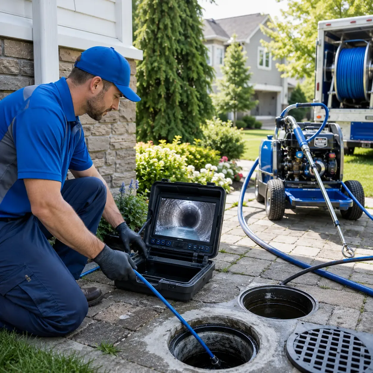 Outdoor drain cleaning professionals serving New Berlin, PA