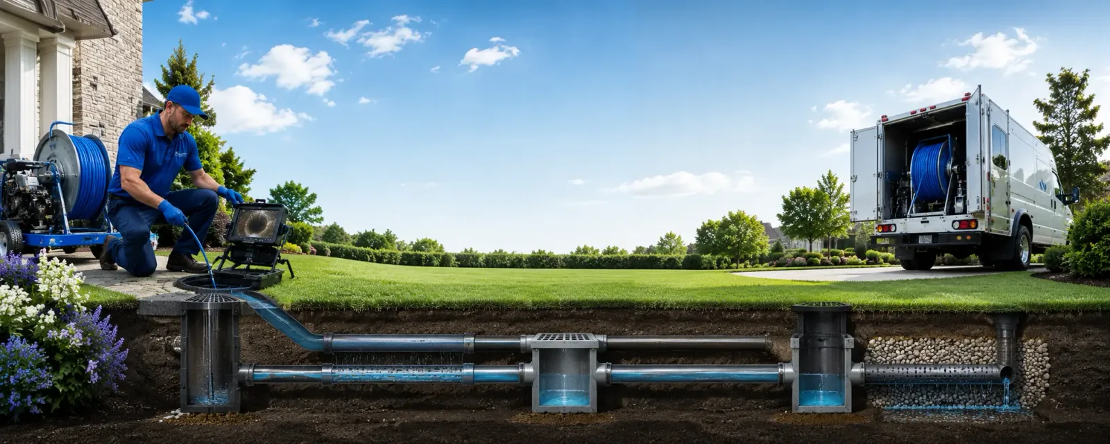 Outdoor drain cleaning information for New Berlin, PA